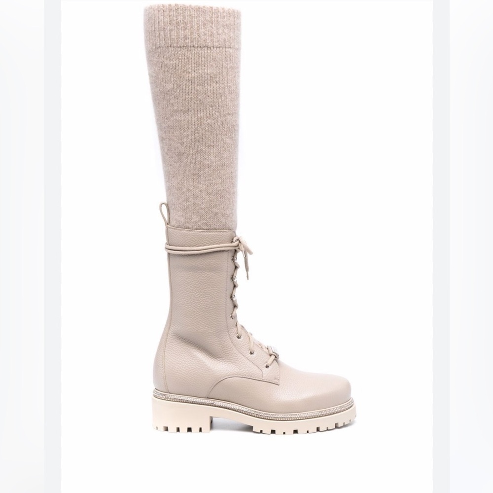 NEW René Caovilla
knee-length knit boots - Picture 2 of 5